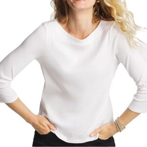 51. WOMENS CHICO’S 3/XL DETAIL TOP